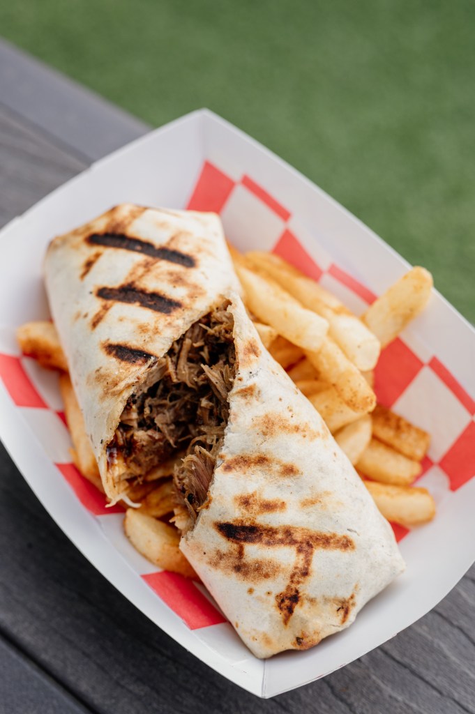A wrap made by Spice the Americas food truck, based in Norcross.