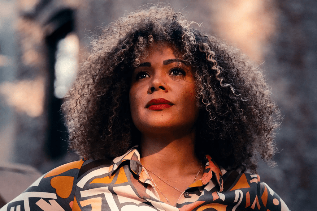 A portrait of 2024 Socialist Party candidate for President of the United States, Claudia de la Cruz.