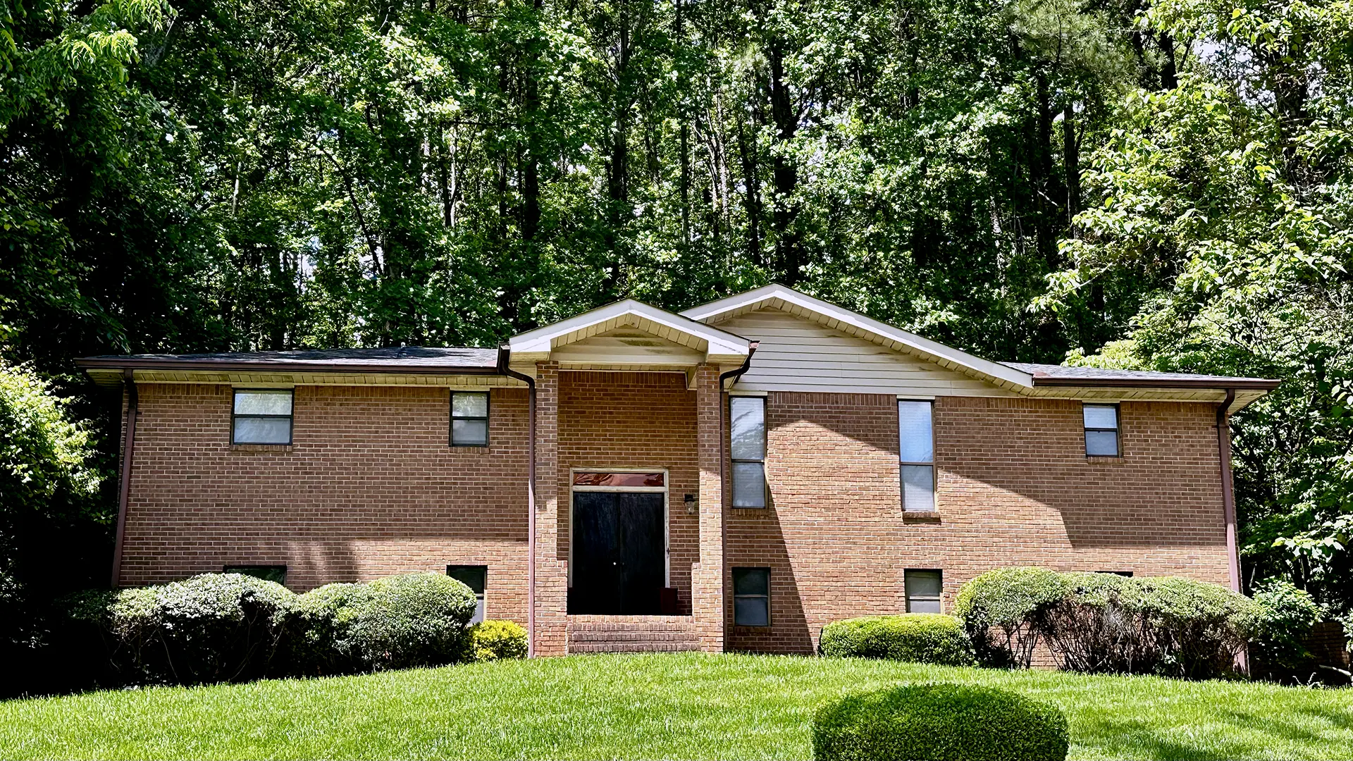 A photo from the street of the front of the house at 827 Duffield Dr.