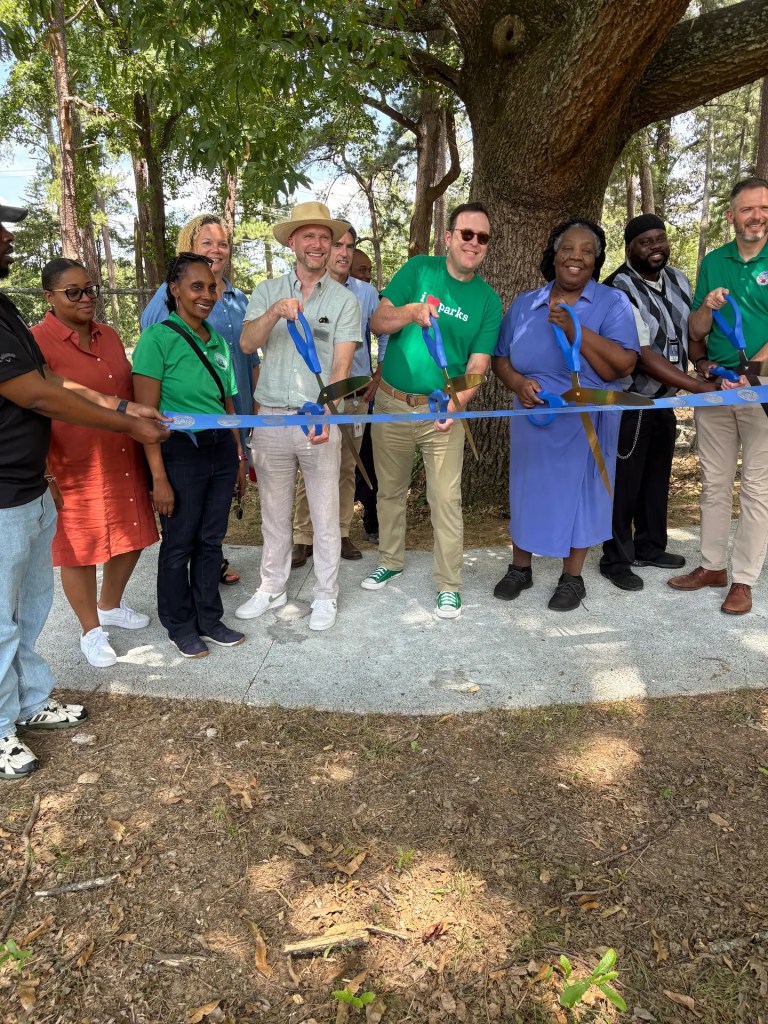 Donna Stephens wanted her neighborhood park to have seating for families who came to the park to watch their children play games. So she worked to make it happen.
